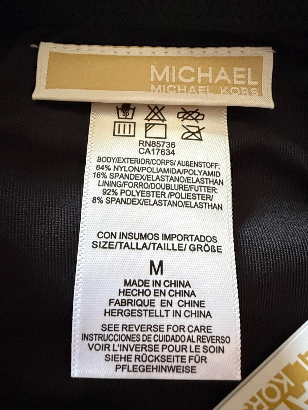 MICHAEL Michael Kors Black Studded Tie-Side Bikini Bottoms